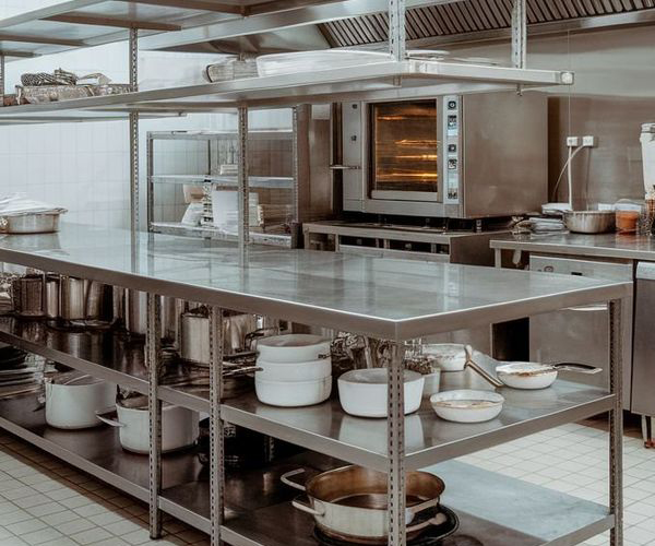 Kitchen Storage Racks for Hotel and Restaurant in Mangalore